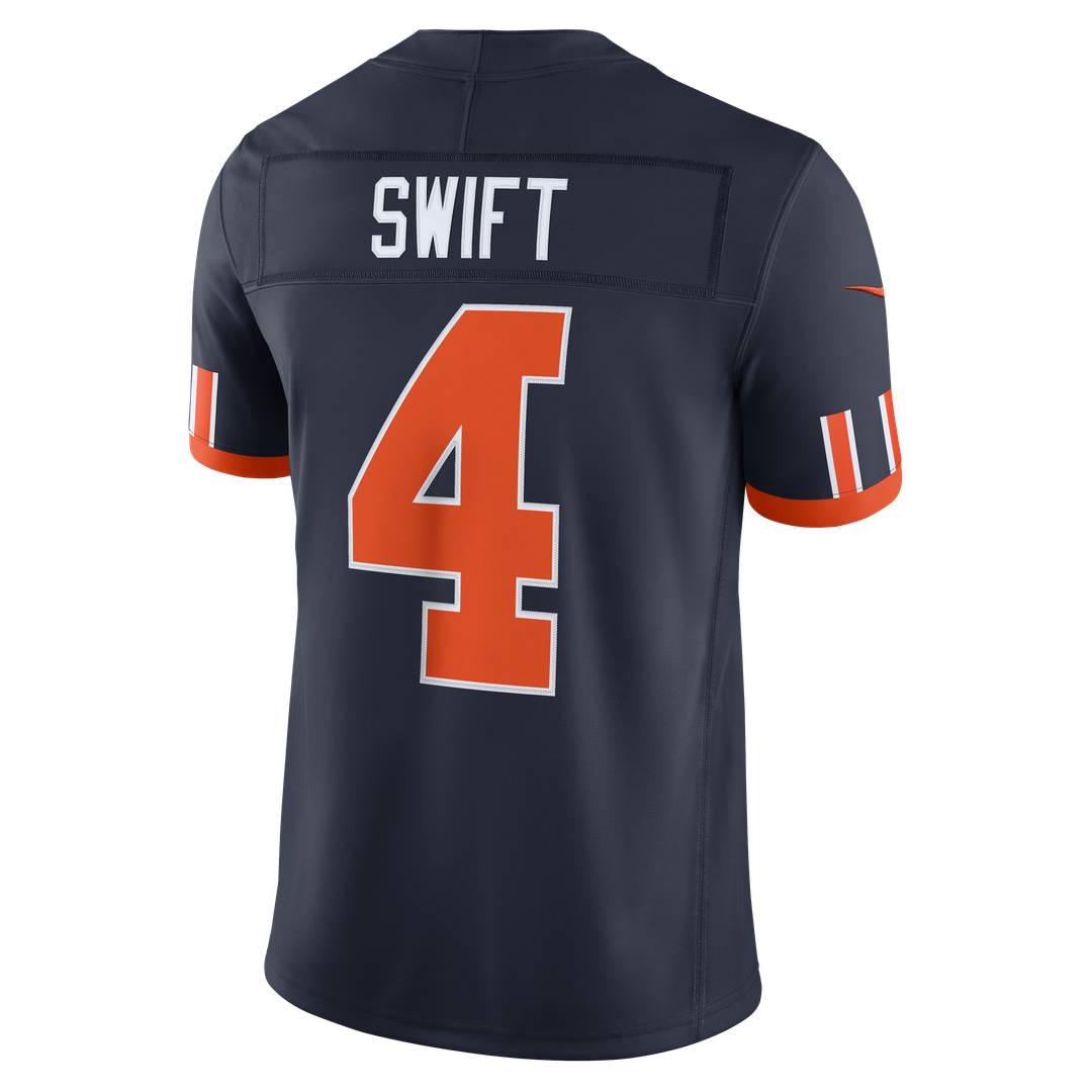 Chicago Bears D'Andre Swift Nike Navy 2026 Rivalries Collection Game Jersey