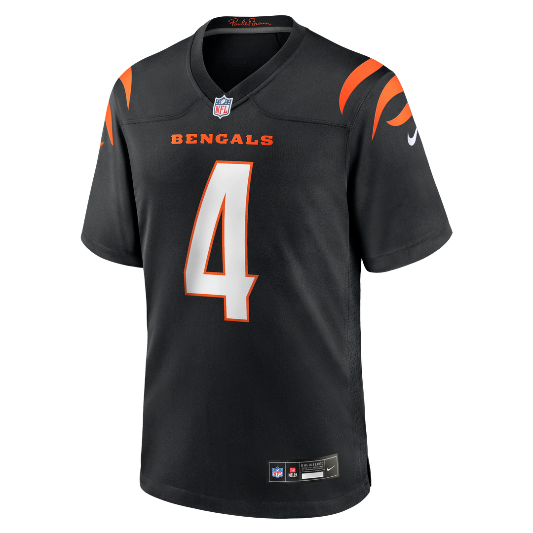 Cincinnati Bengals Sean Clifford Nike Black Team Game Jersey