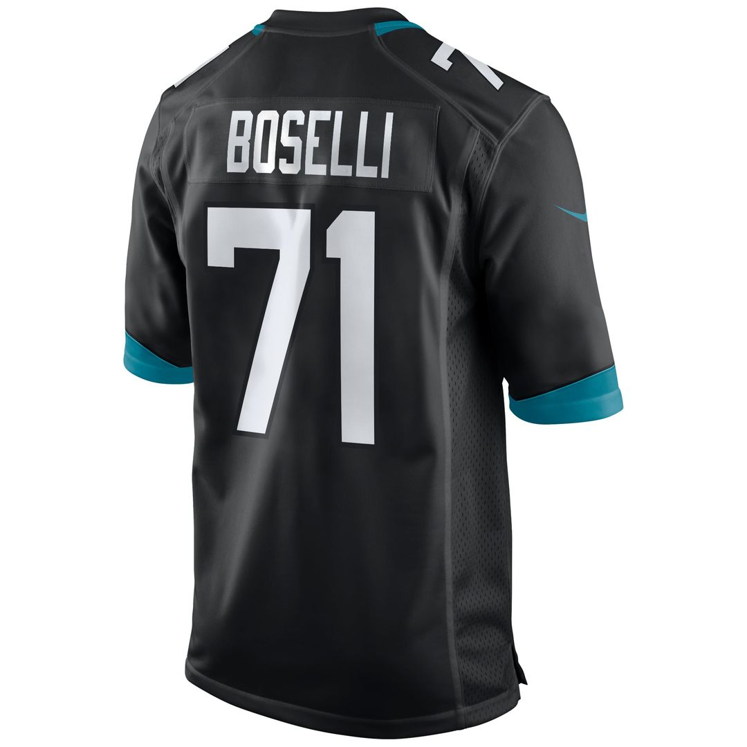 Jacksonville Jaguars Tony Boselli Nike Black Retired Player Alternate Game Jersey