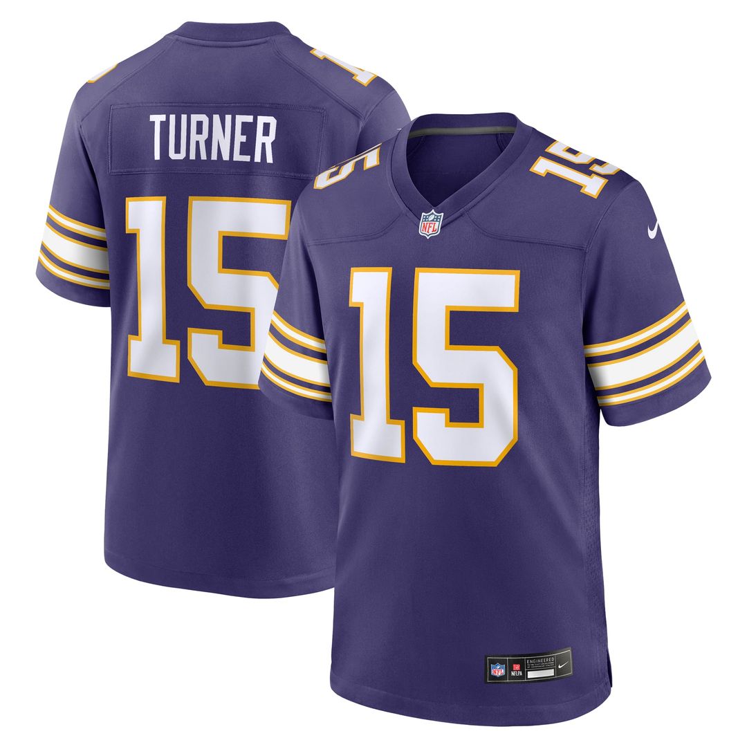 Minnesota Vikings Dallas Turner Nike White Game Jersey