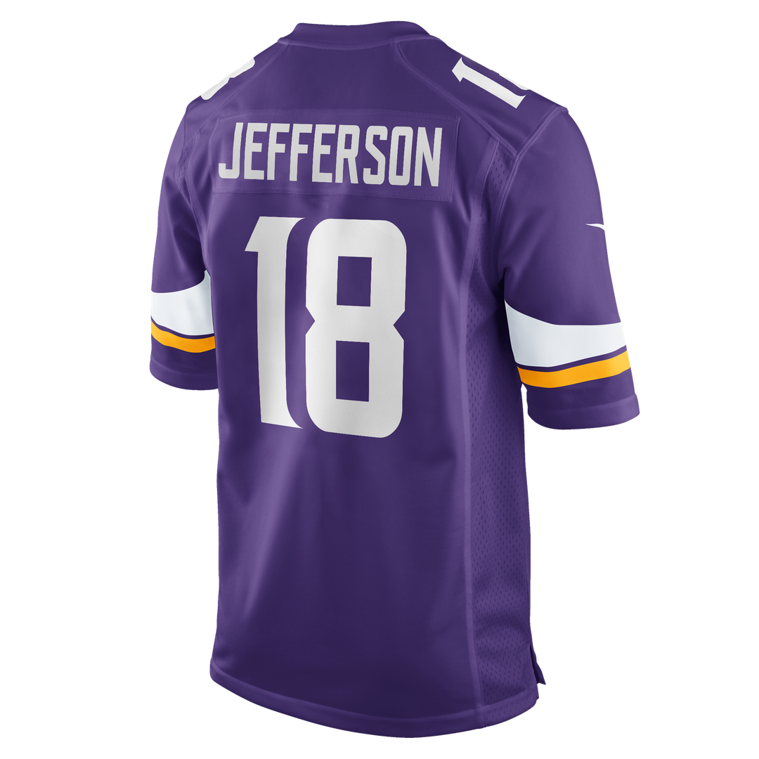 Minnesota Vikings Justin Jefferson Nike White Game Player Jersey