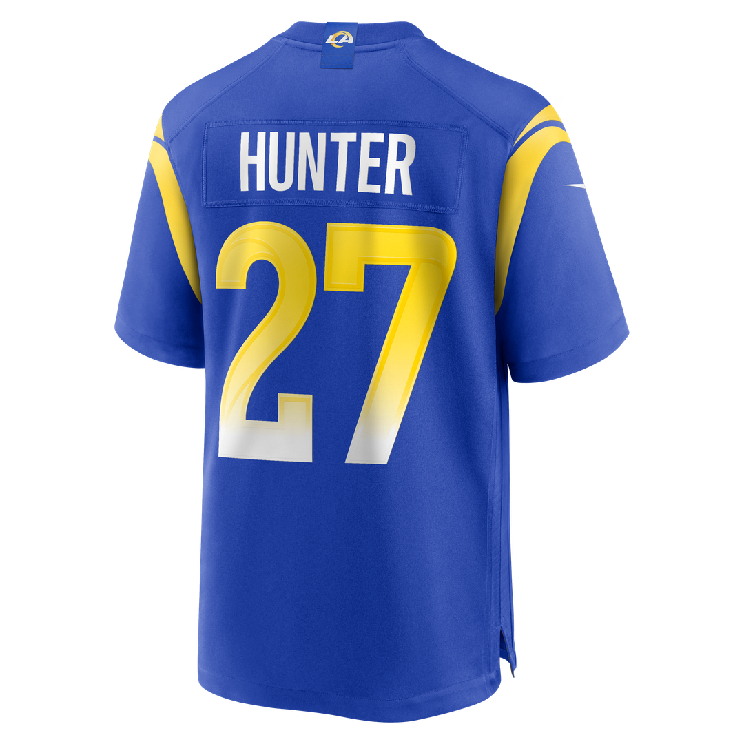Los Angeles Rams Jarquez Hunter Nike Royal Team Game Jersey