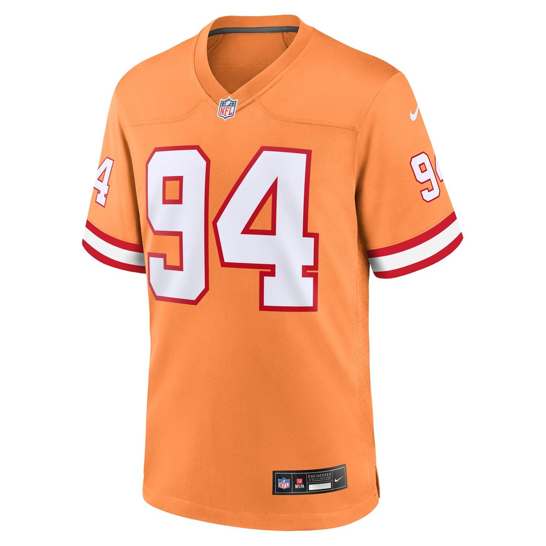 Tampa Bay Buccaneers Calijah Kancey Nike White Game Jersey
