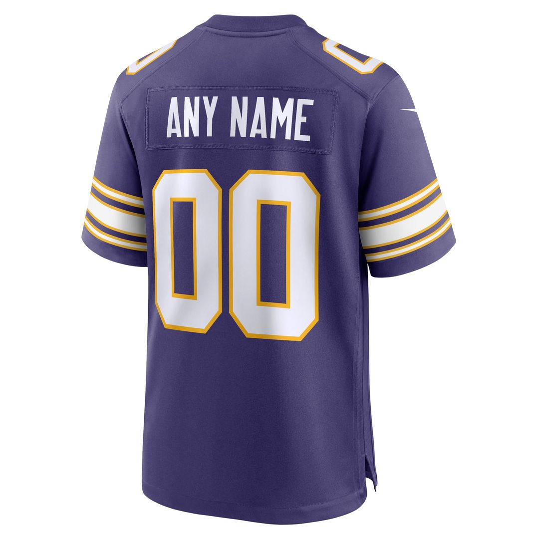 Minnesota Vikings Nike White Alternate Custom Game Jersey
