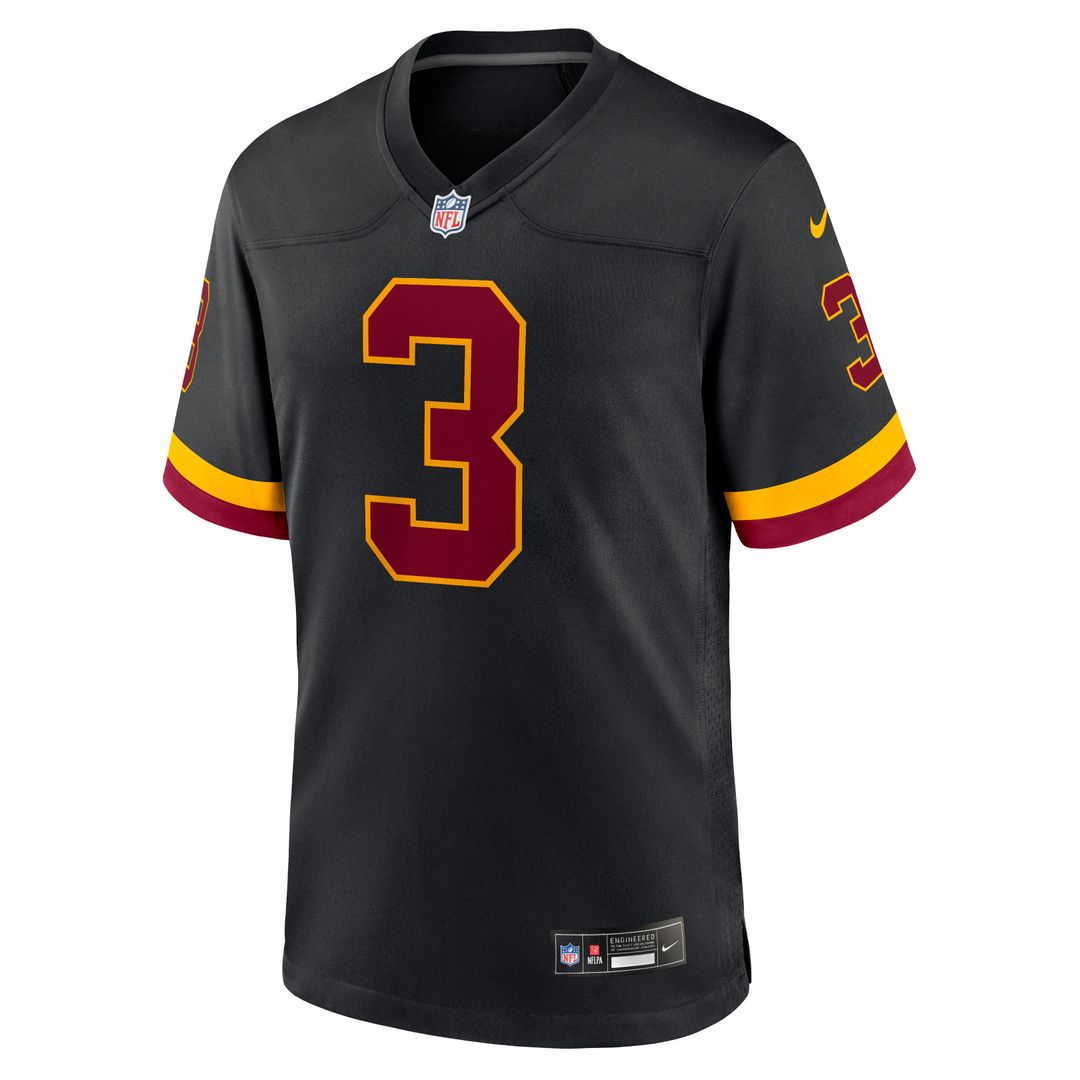 Washington Commanders Stefon Diggs Nike Black Alternate Game Jersey