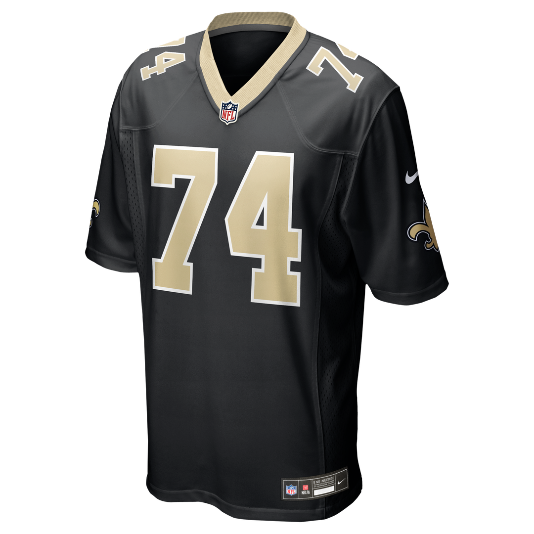 New Orleans Saints Xavier Truss Nike Black Team Game Jersey