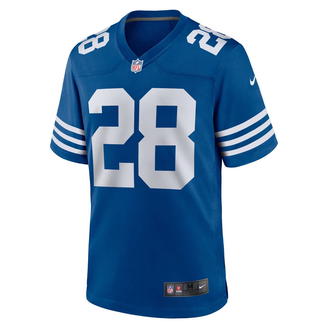 Indianapolis Colts Jonathan Taylor Nike White Player Game Jersey