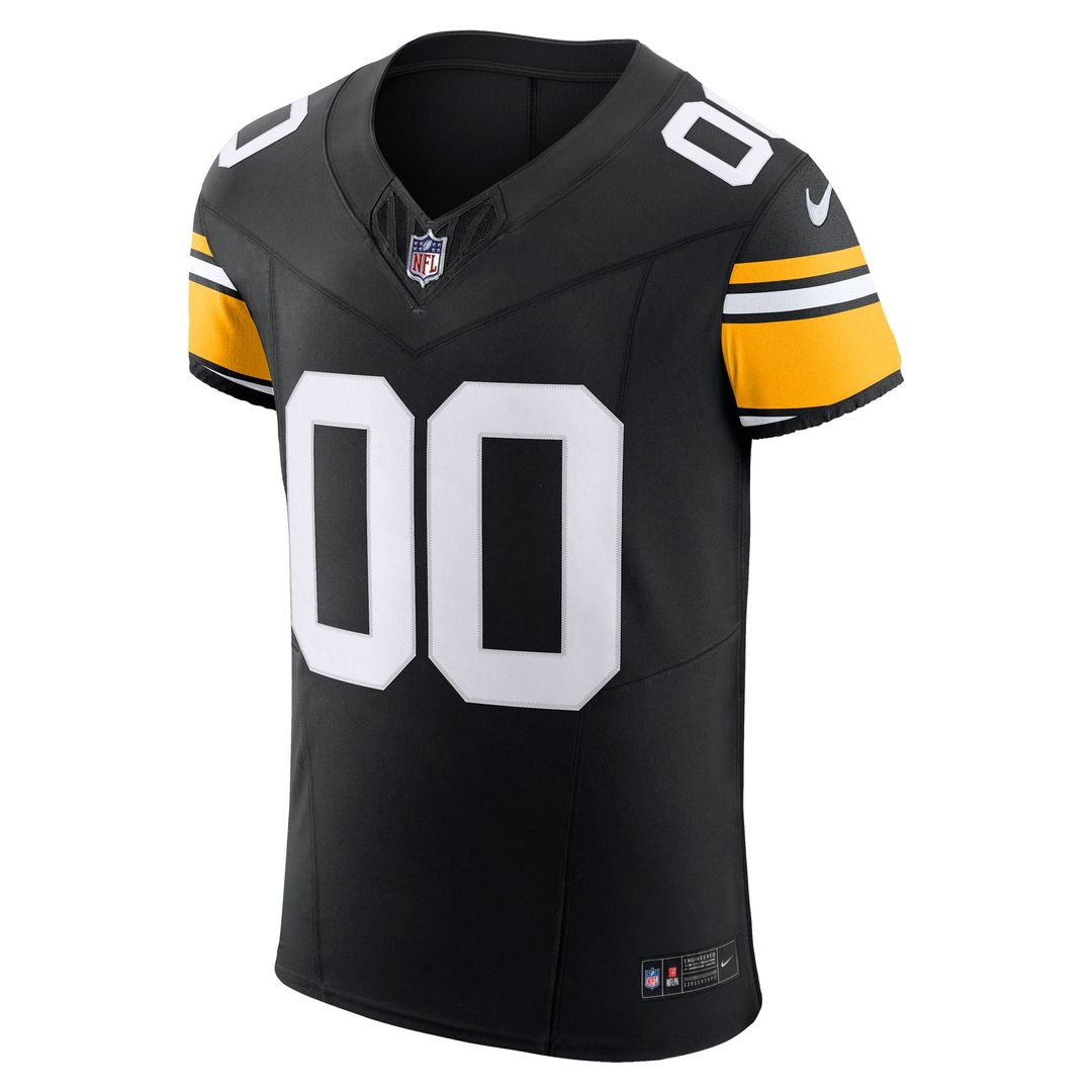 Pittsburgh Steelers Nike Black Vapor F.U.S.E. Elite Custom Jersey