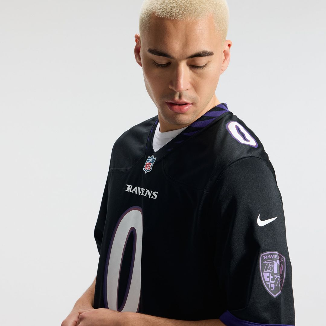 Baltimore Ravens Roquan Smith Nike Purple Alternate Game Jersey