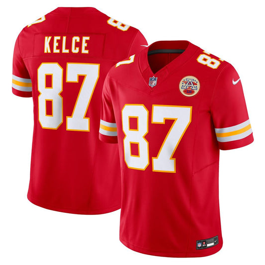 Kansas City Chiefs Travis Kelce Nike Red Vapor F.U.S.E. Limited Jersey