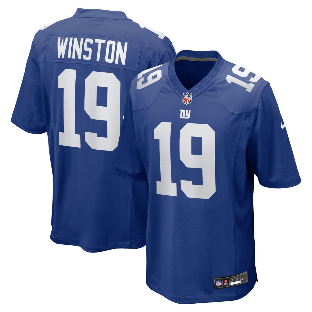 New York Giants Jameis Winston Nike White Game Jersey