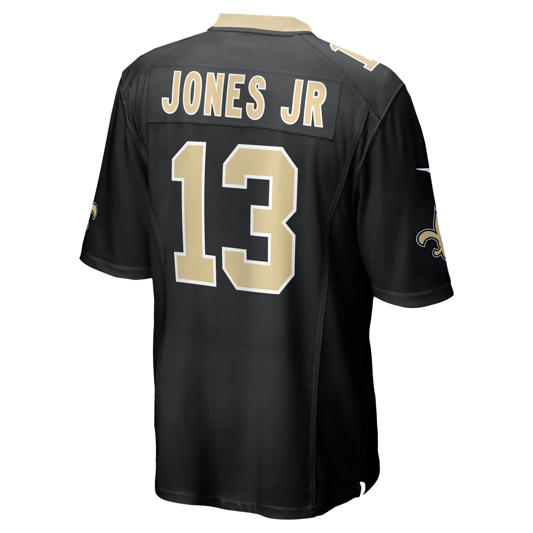 New Orleans Saints Velus Jones Jr. Nike Black Team Game Jersey