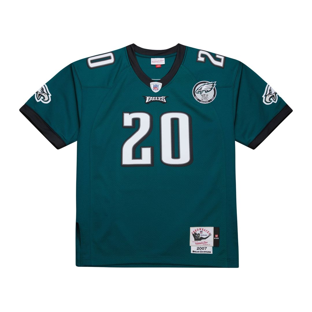 Philadelphia Eagles 1996 Brian Dawkins Mitchell & Ness White Authentic Throwback Retired Player Jersey