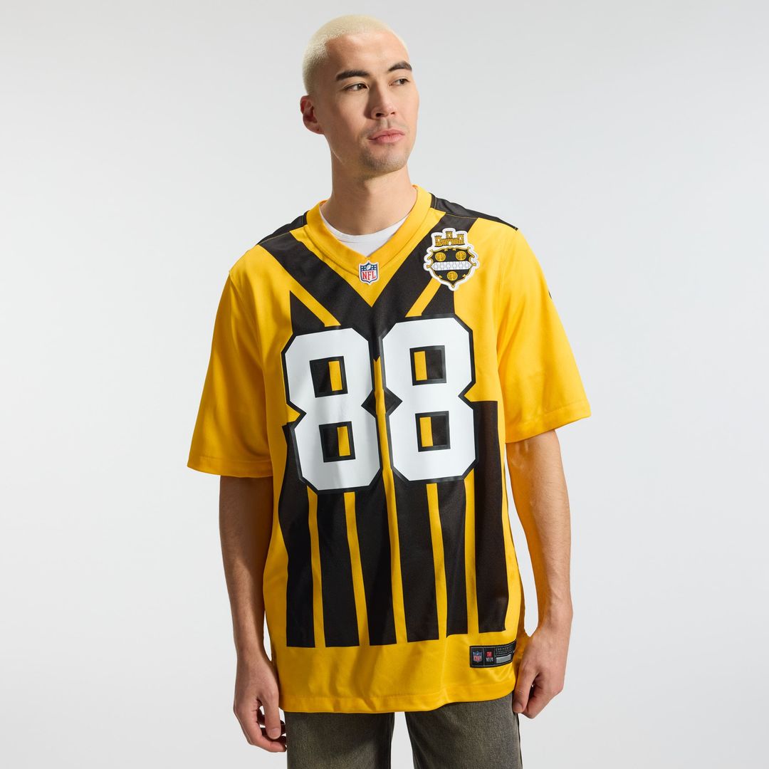 Pittsburgh Steelers Pat Freiermuth Nike Black Game Jersey