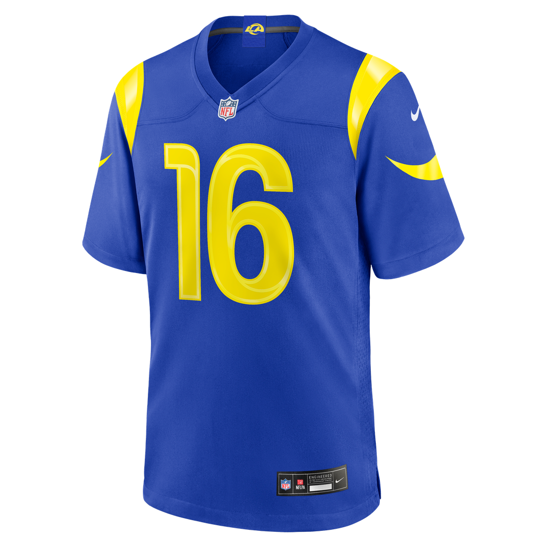 Los Angeles Rams Tru Edwards Nike Royal Team Game Jersey
