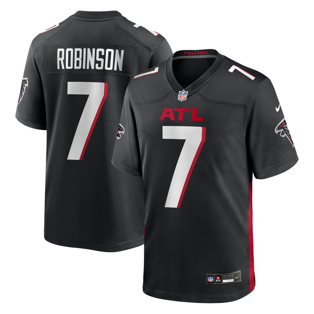 Atlanta Falcons Bijan Robinson Nike Black Game Jersey