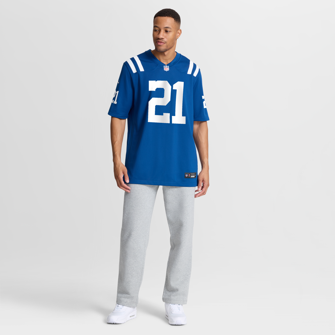 Indianapolis Colts DJ Giddens Nike Royal Team Game Jersey