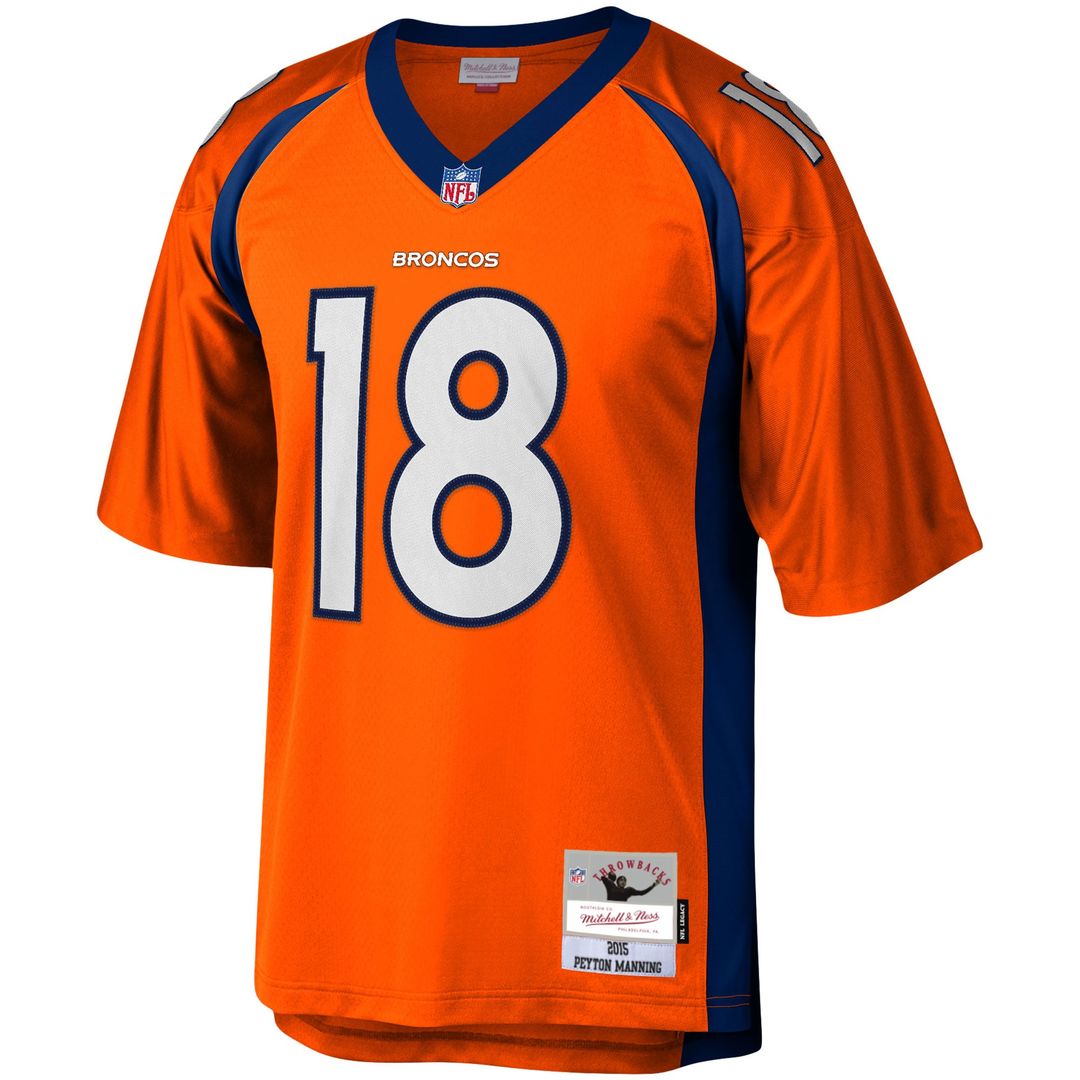 Denver Broncos Peyton Manning Mitchell & Ness Orange Legacy Replica Jersey