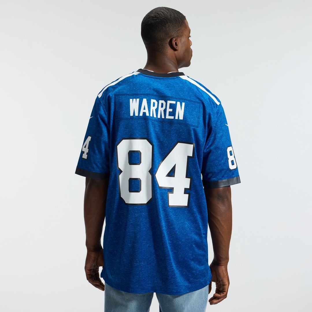 Indianapolis Colts Tyler Warren Nike Heather Royal Alternate 2 Indiana Nights Game Jersey
