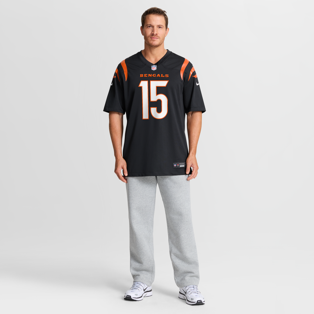 Cincinnati Bengals Charlie Jones Nike Black Team Game Jersey
