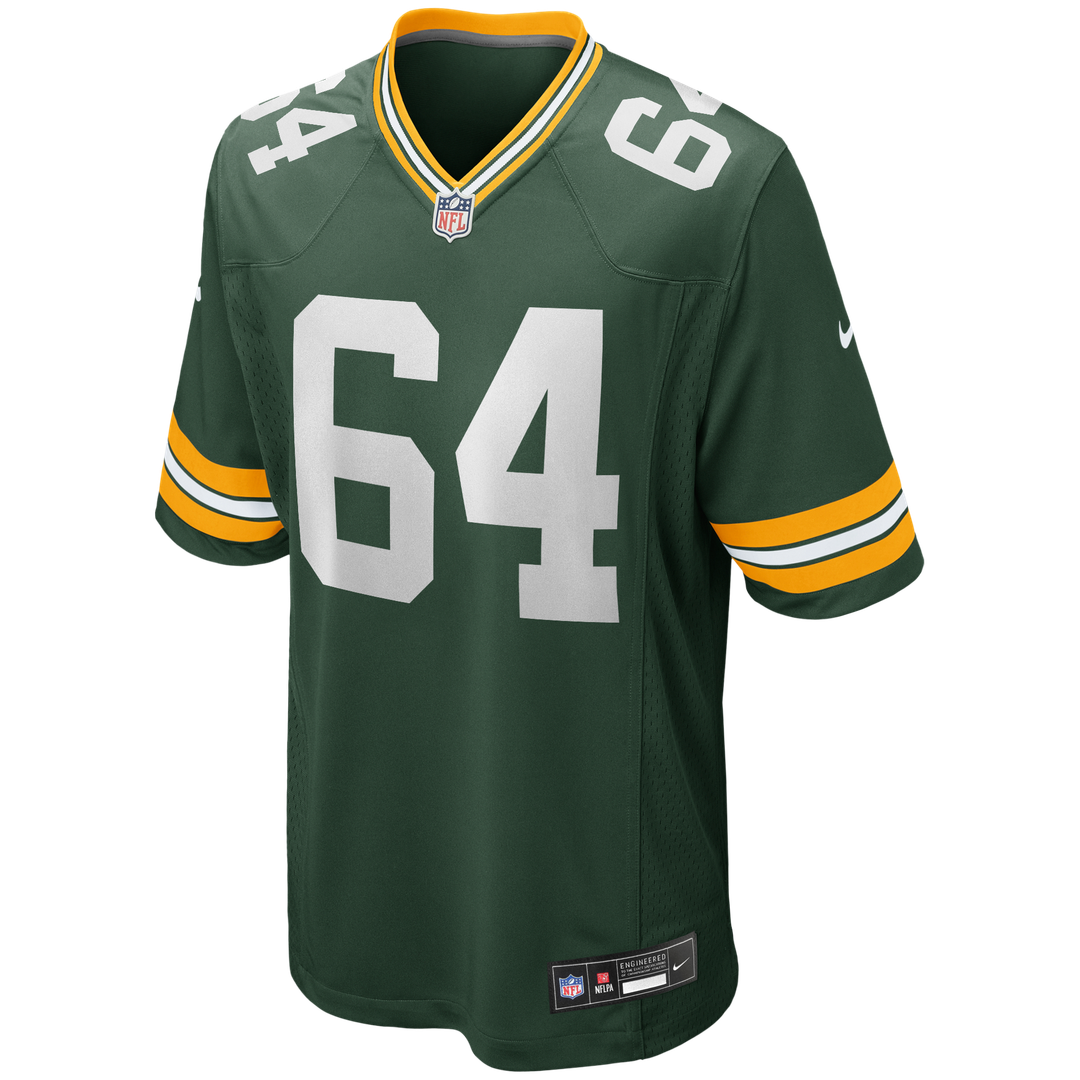 Green Bay Packers Jerry Kramer Nike Green Game Retired Player Jersey