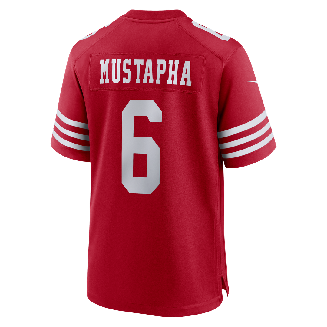 San Francisco 49ers Malik Mustapha Nike Scarlet Game Jersey
