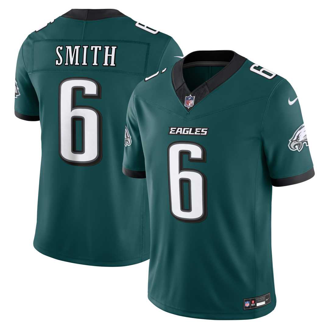 Philadelphia Eagles DeVonta Smith Nike Black Alternate Vapor F.U.S.E. Stitched Limited Jersey