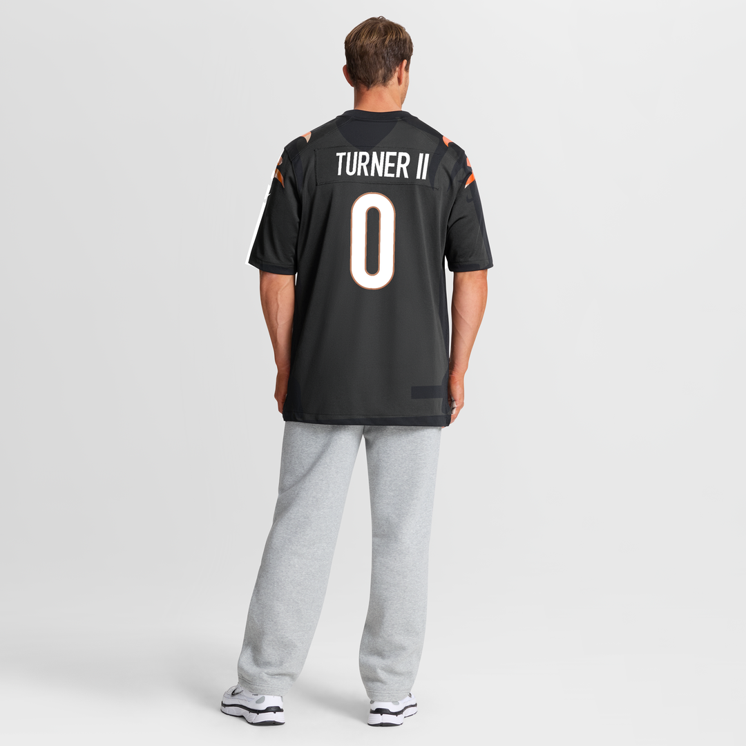 Cincinnati Bengals DJ Turner II Nike Black Team Game Jersey