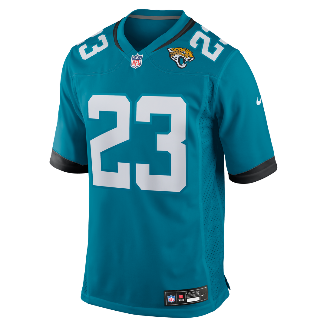 Jacksonville Jaguars Foyesade Oluokun Nike Teal Game Player Jersey