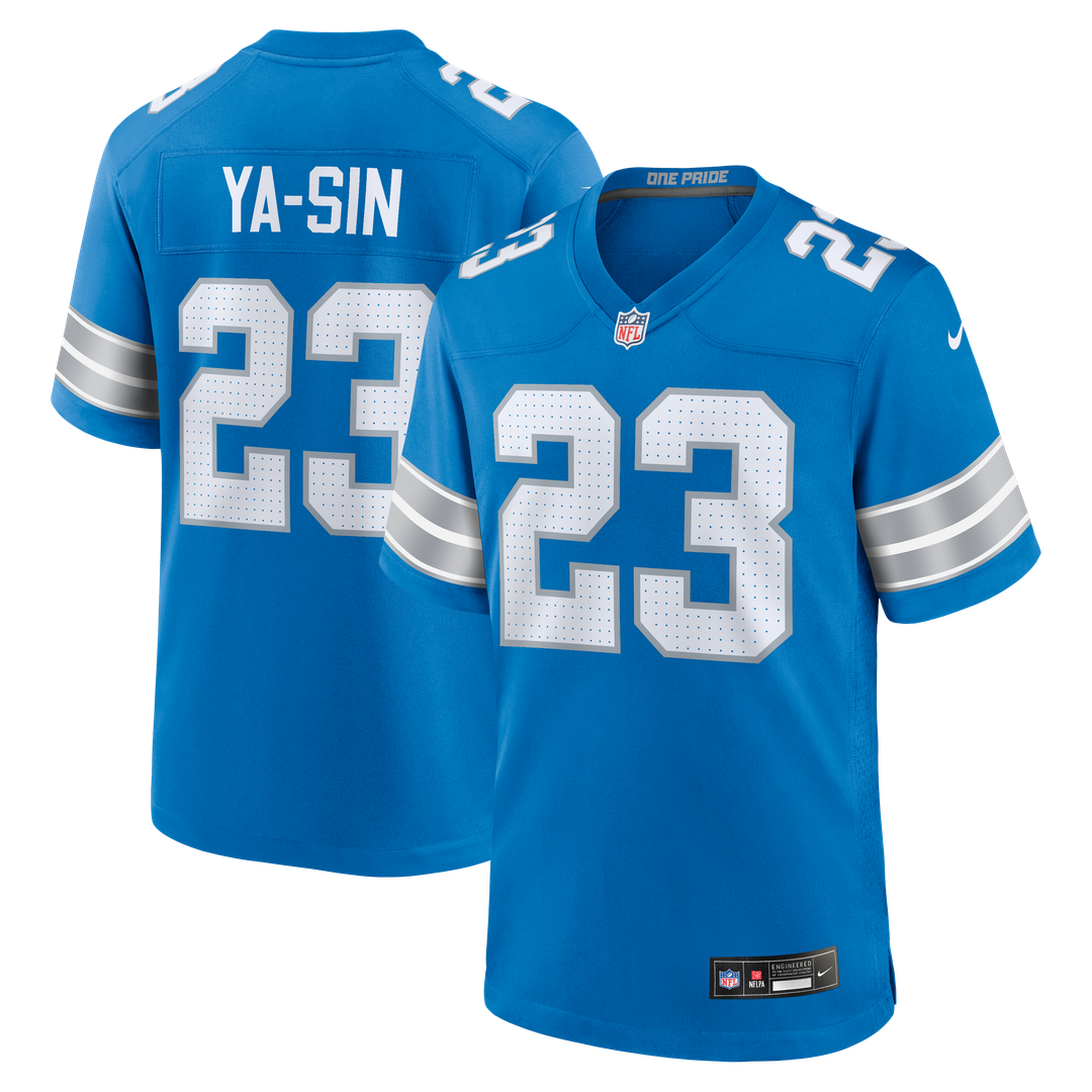Detroit Lions Rock Ya-Sin Nike Blue Team Game Jersey