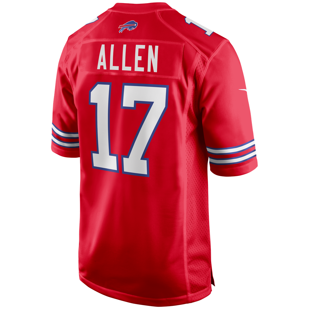 Buffalo Bills Josh Allen Nike Gray Nickel City Game Jersey