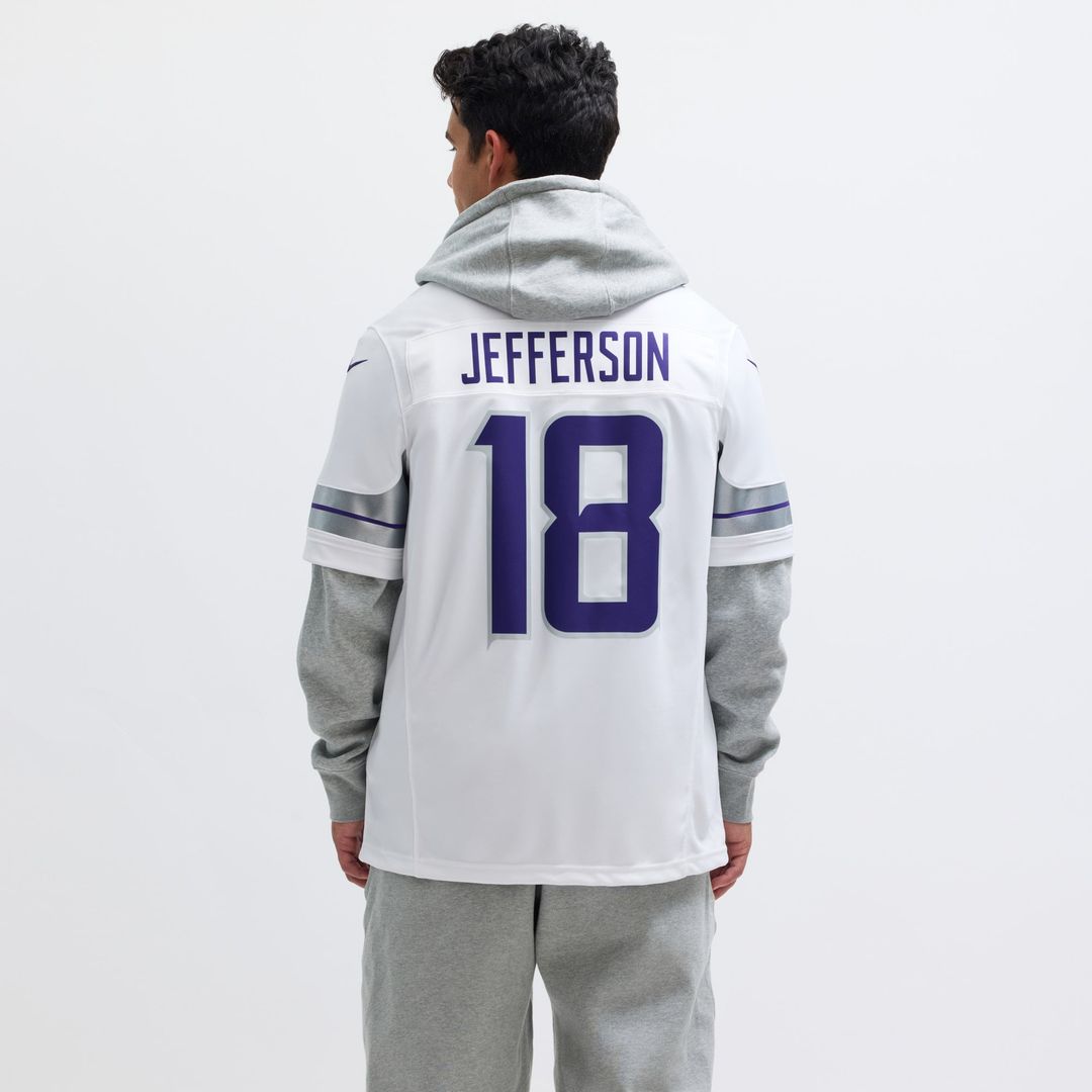 Minnesota Vikings Justin Jefferson Nike White Alternate Vapor F.U.S.E. Limited Jersey