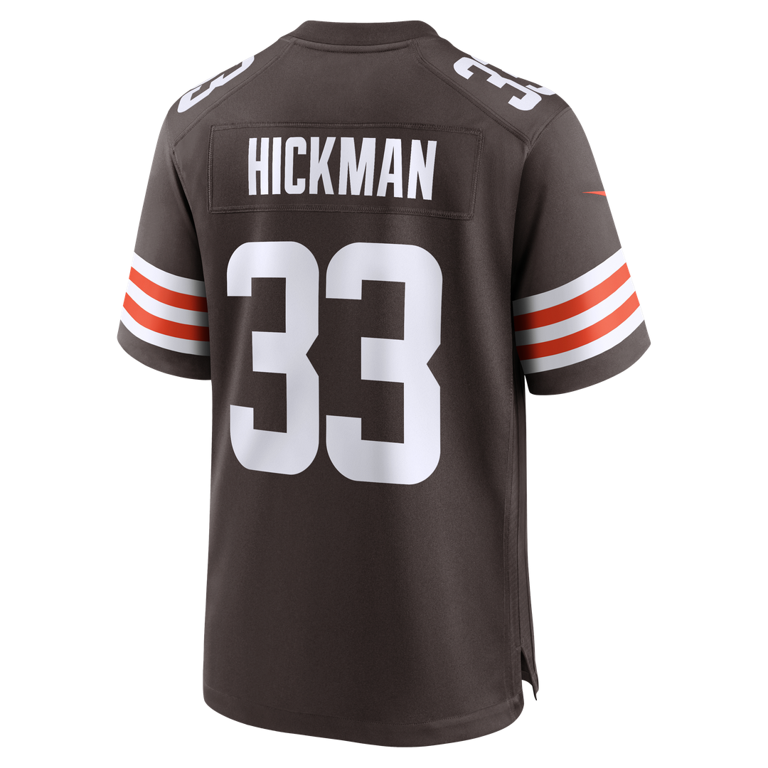 Cleveland Browns Ronnie Hickman Nike Brown Team Game Jersey