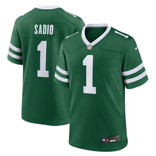 New York Jets Kenyon Sadiq Nike Green Team Game Jersey