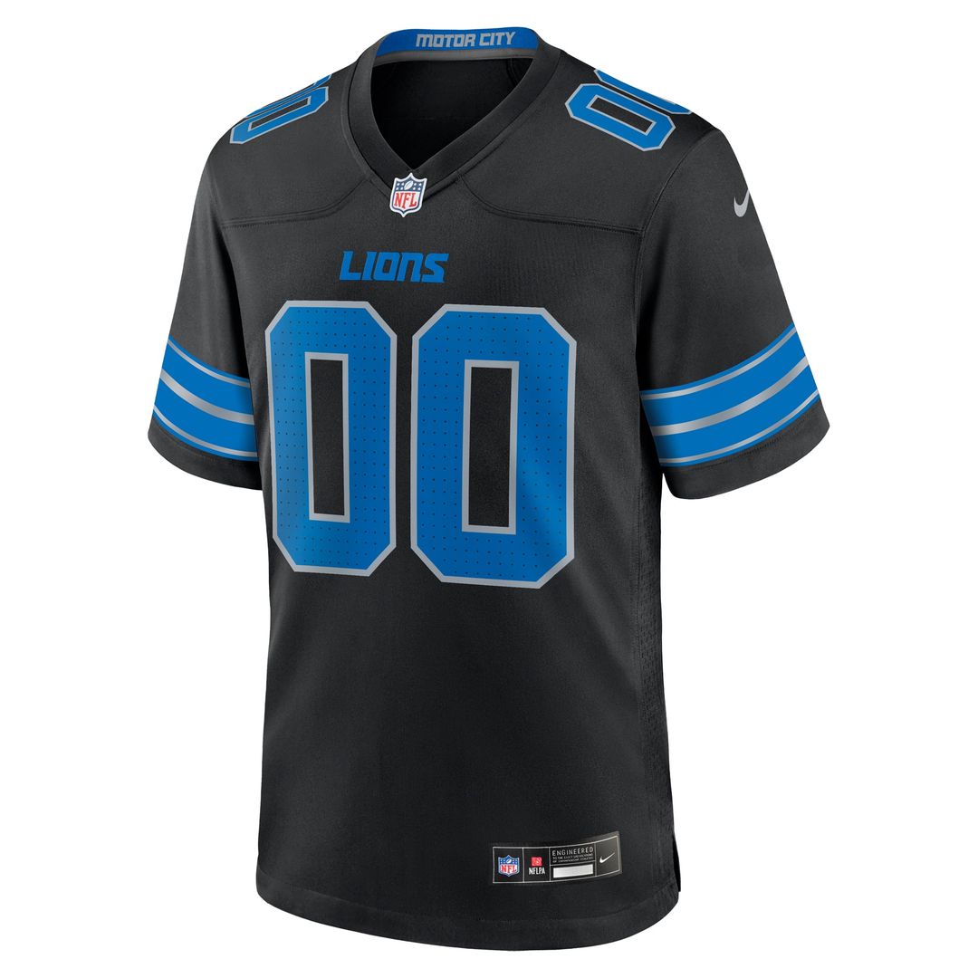 Detroit Lions Nike Blue Custom Game Jersey