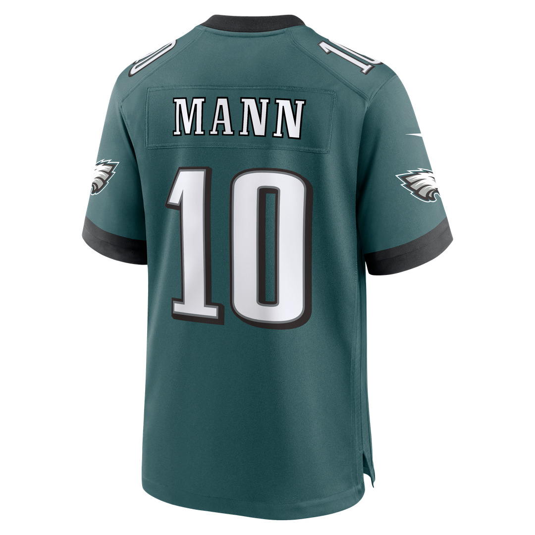 Philadelphia Eagles Braden Mann Nike Midnight Green Team Game Jersey
