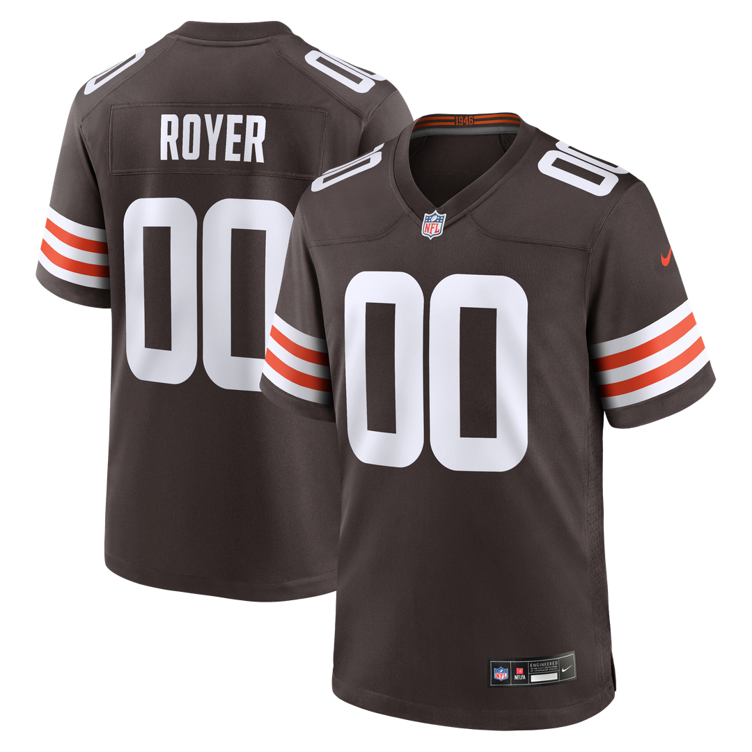 Cleveland Browns Joe Royer Nike Brown Game Jersey
