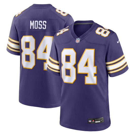 Minnesota Vikings Randy Moss Nike Purple Classic Retired Player Game Jersey