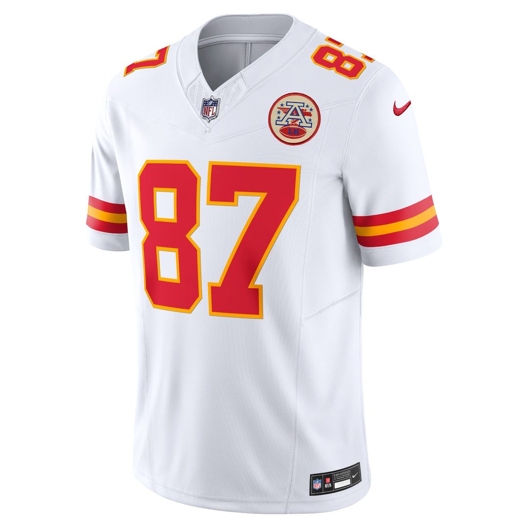 Kansas City Chiefs Travis Kelce Nike Red Vapor F.U.S.E. Limited Jersey