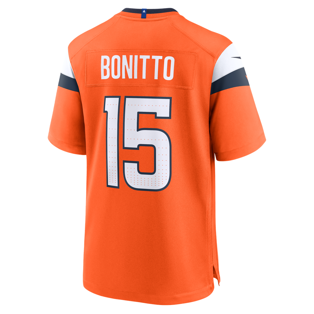 Denver Broncos Nik Bonitto Nike Navy Alternate Game Jersey