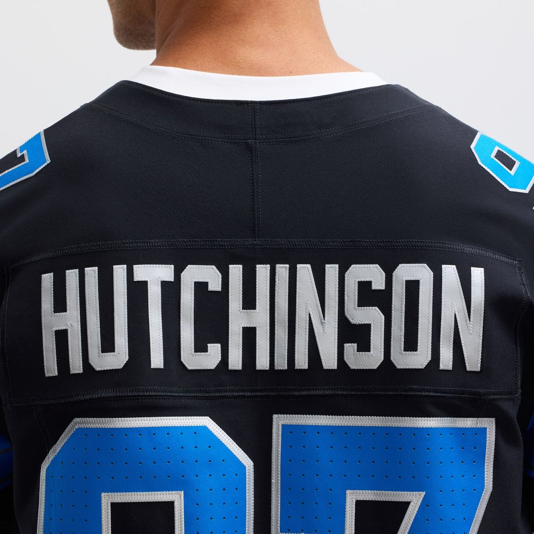 Detroit Lions Aidan Hutchinson Nike Black Alternate Vapor F.U.S.E. Elite Jersey