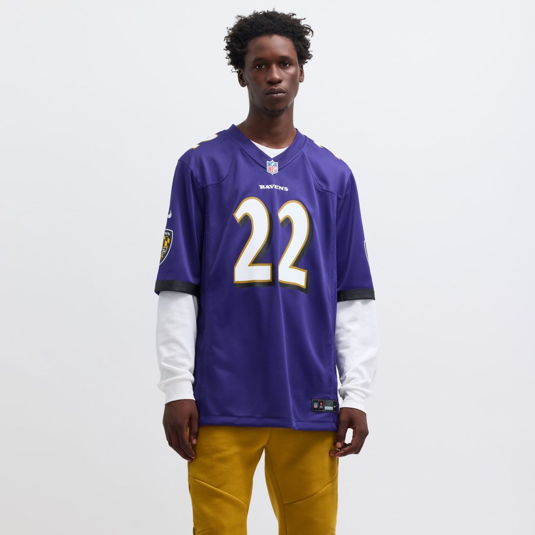 Baltimore Ravens Derrick Henry Nike Purple Game Player Jersey