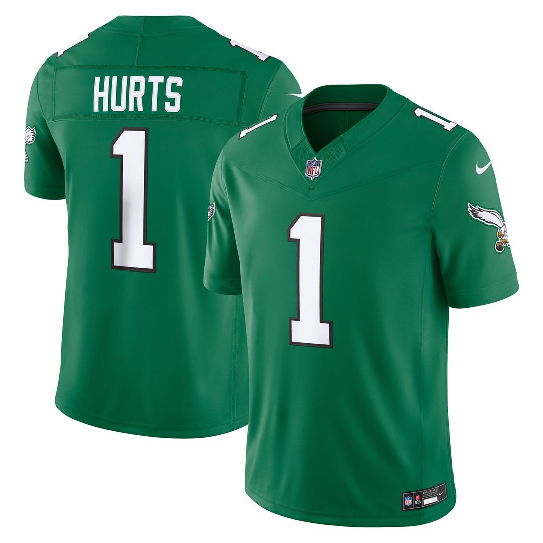 Philadelphia Eagles Jalen Hurts Nike White Vapor F.U.S.E. Stitched Limited Jersey
