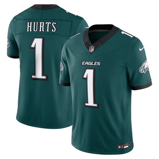 Philadelphia Eagles Jalen Hurts Nike Midnight Green Team Vapor F.U.S.E. Stitched Limited Jersey
