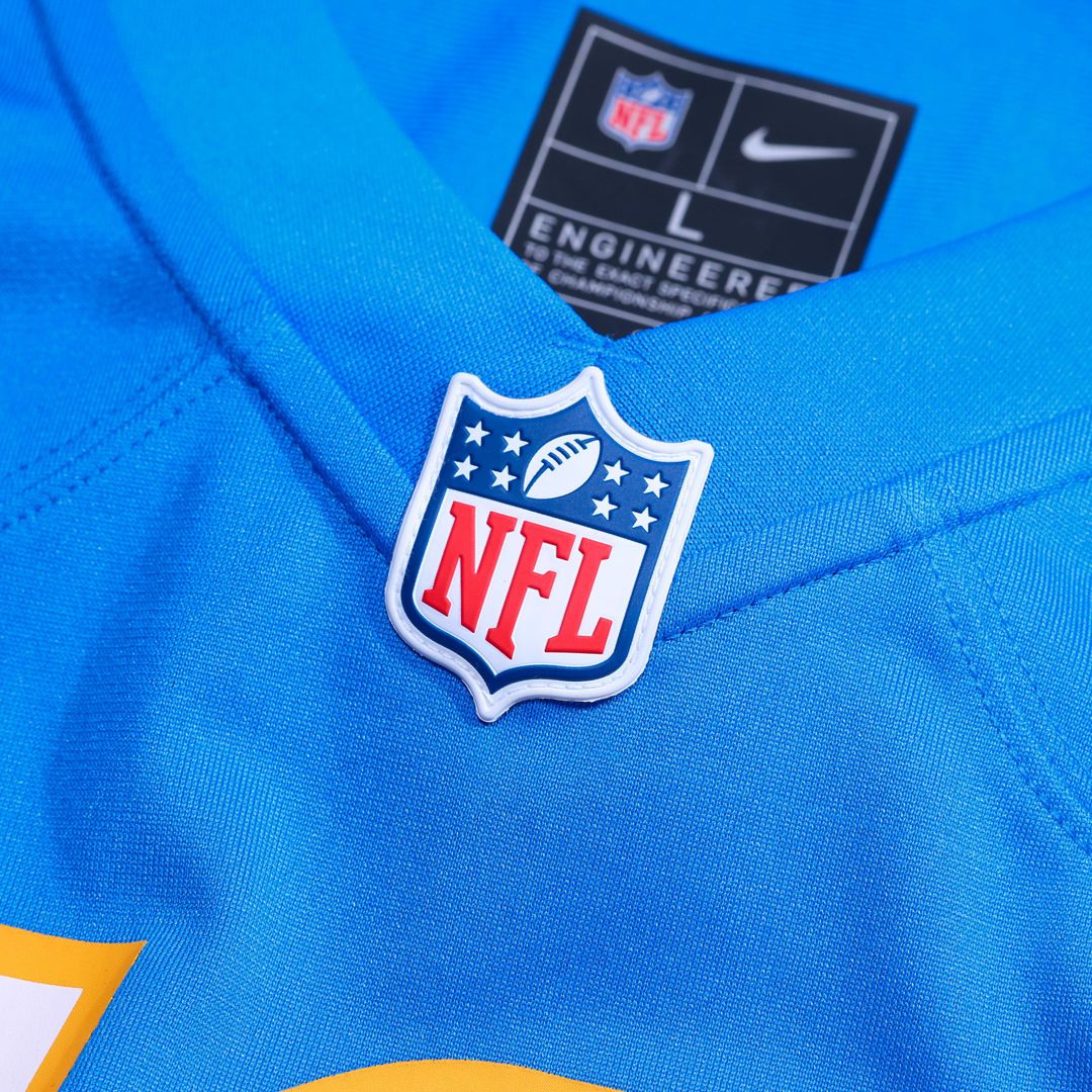 Los Angeles Chargers Nick Barrett Nike Powder Blue Team Game Jersey