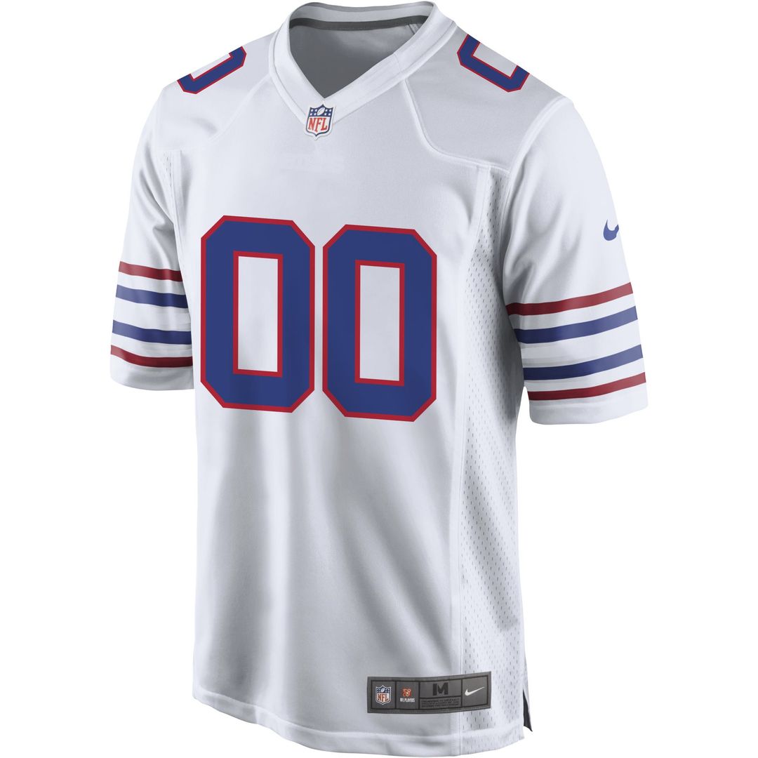 Buffalo Bills Nike White Alternate Custom Game Jersey