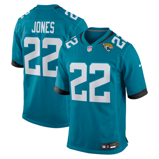 Jacksonville Jaguars Jarrian Jones Nike Teal Team Game Jersey