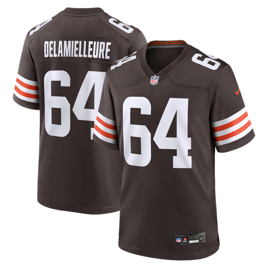 Cleveland Browns Joe DeLamielleure Nike Brown Game Retired Player Jersey