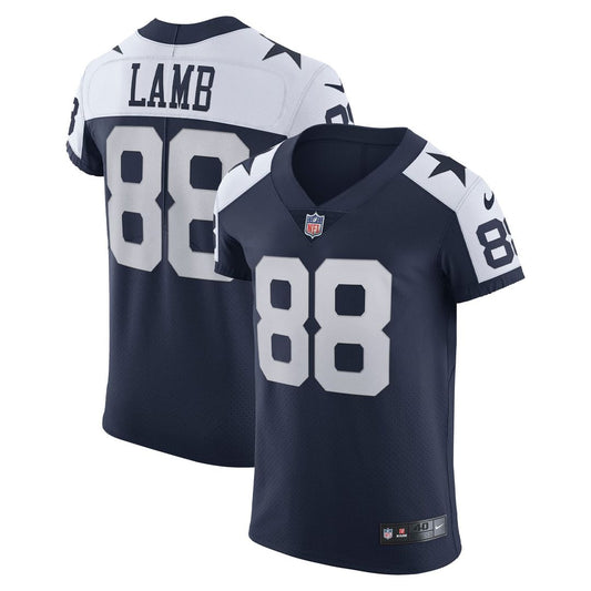 Dallas Cowboys CeeDee Lamb Nike Navy Alternate Vapor Elite Jersey