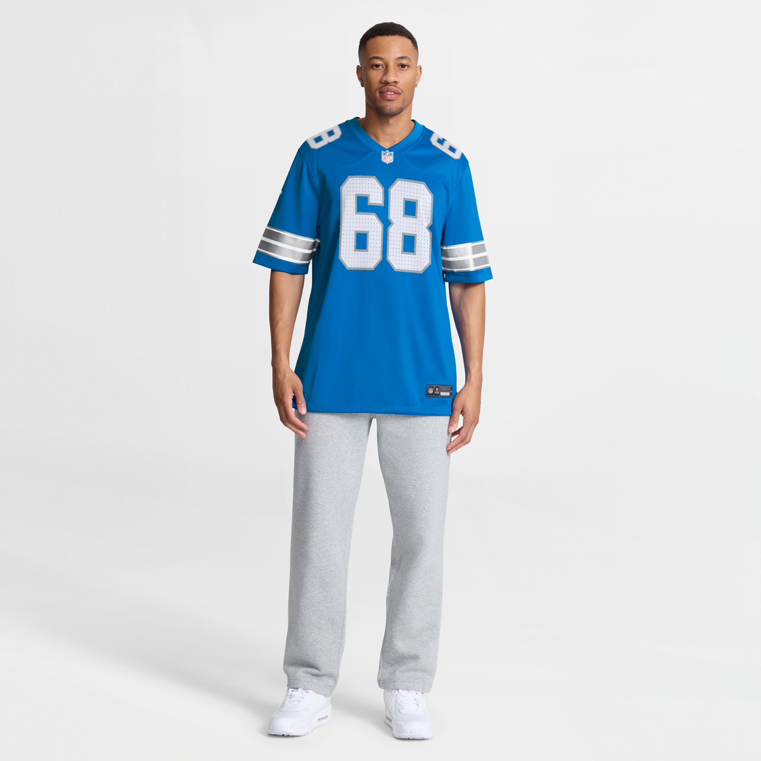 Detroit Lions Taylor Decker Nike Blue Team Game Jersey